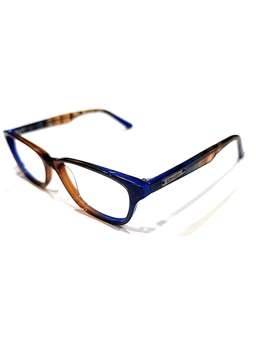 Karen Kane Iris Brown Blue Cat Eye Eyeglasses Frame 52-16-135